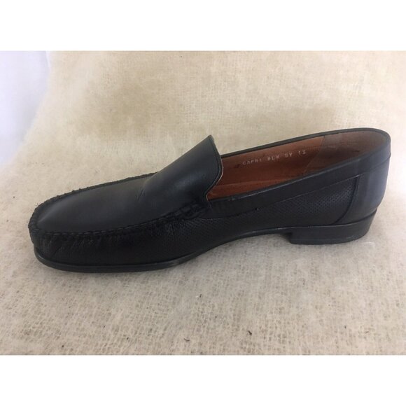 Sandro Loafer Moscoloui Capri Shoes Dress  black Leather Men’s US Size 13 - Picture 5 of 12
